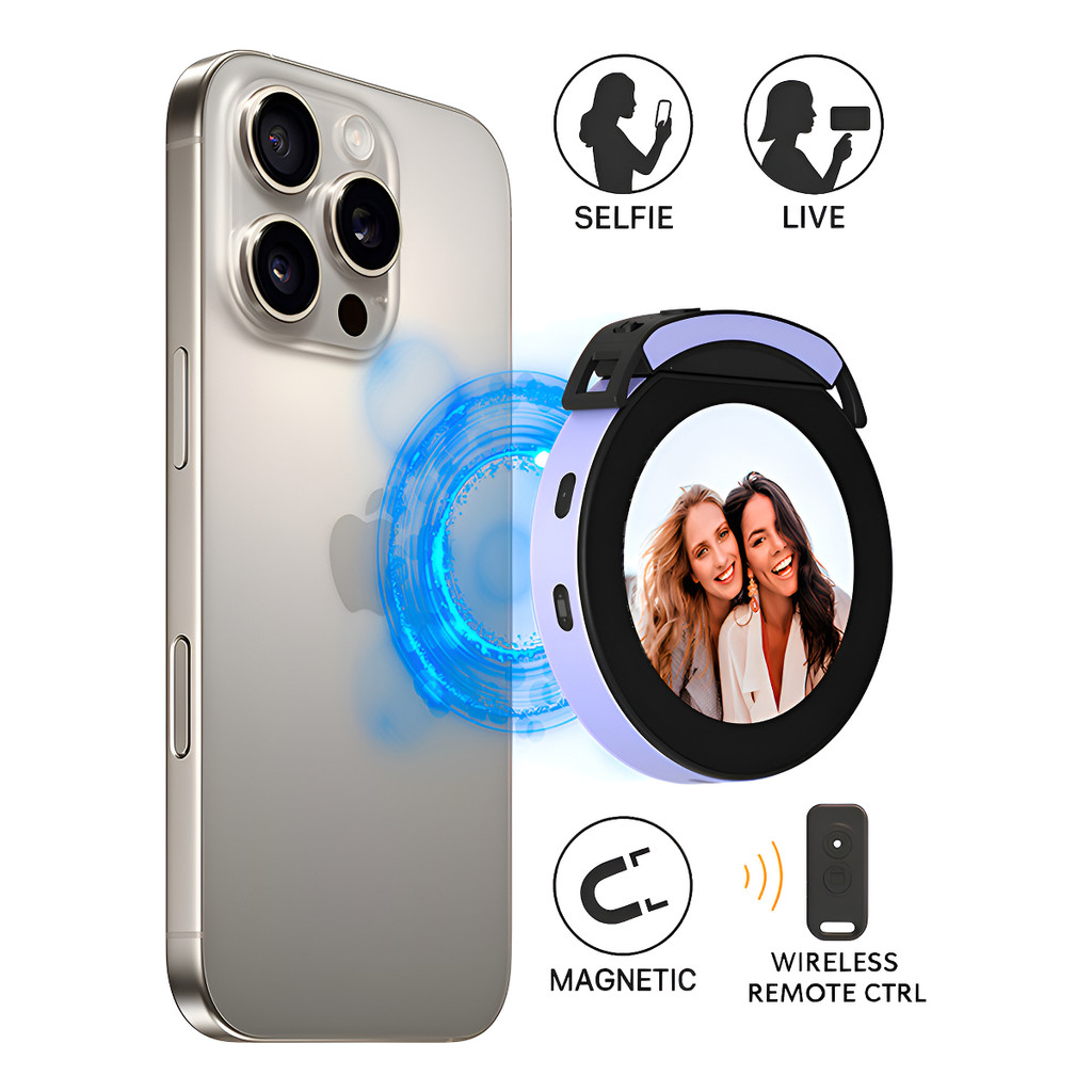 Tela Magnética Monitor Para Celular Sem Fio Smart