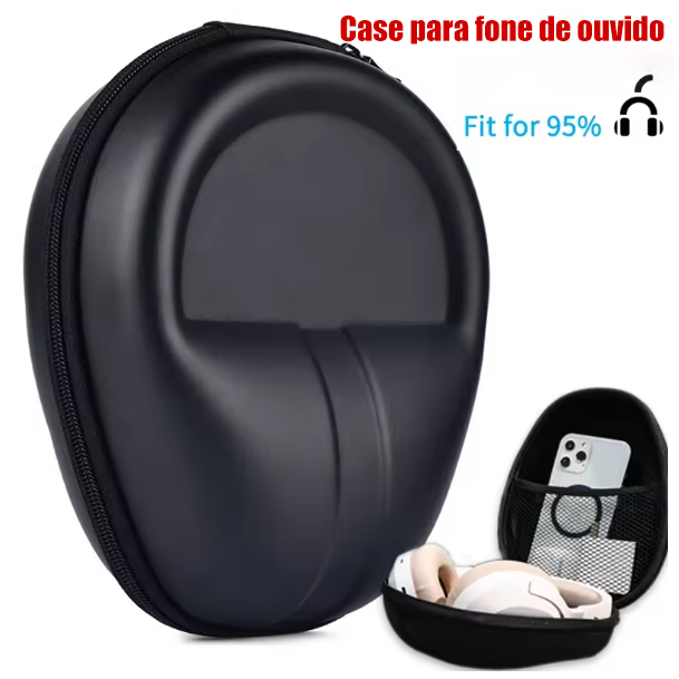 Case para fone de ouvido universal Premium Estojo 