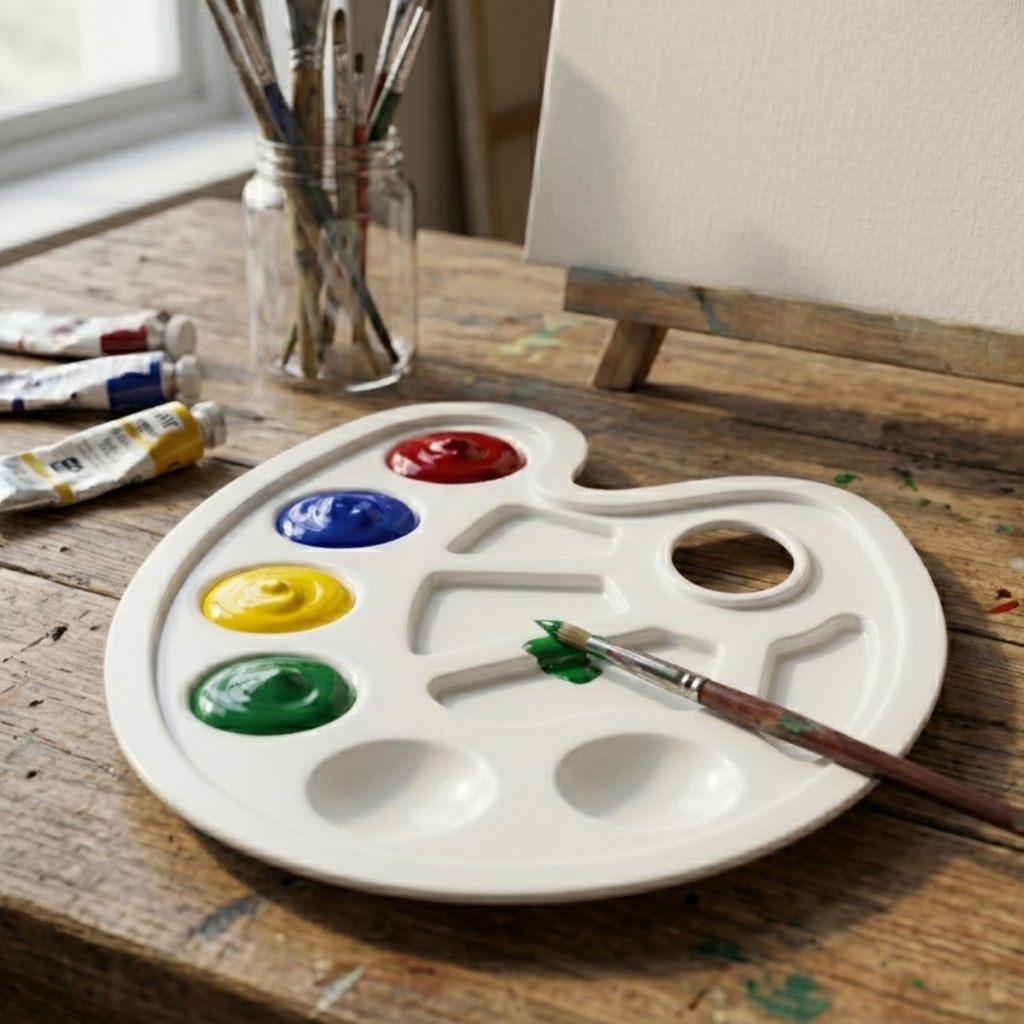 Paleta Godê Para Pinturas Tintas Guache Acrílica