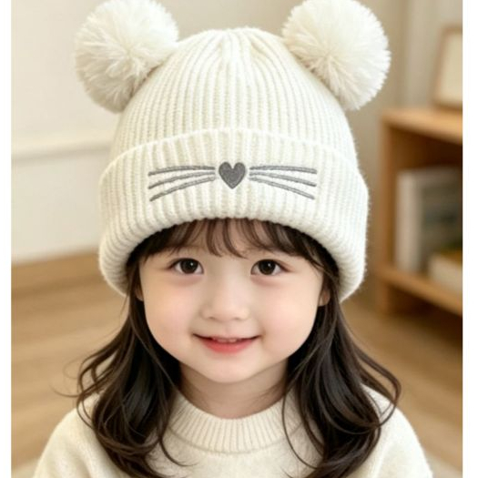 Touca Infantil Criança Menino Menina Tricotado IN