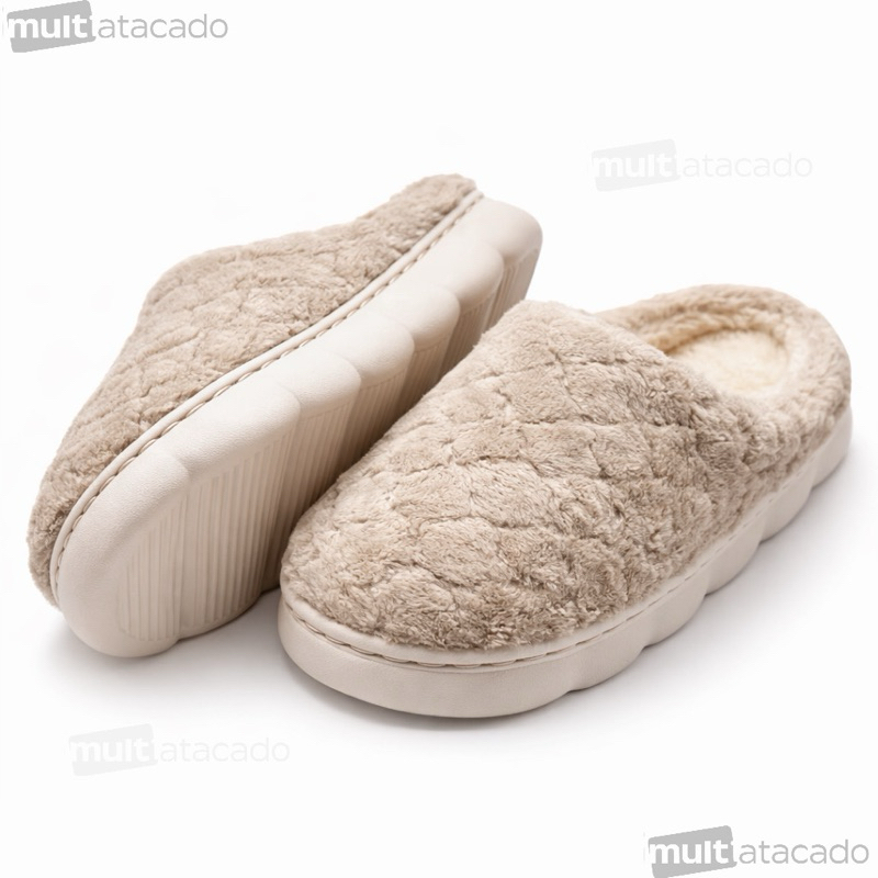 Pantufa Chinelo Invernos HUB Conforto e Solado Emb