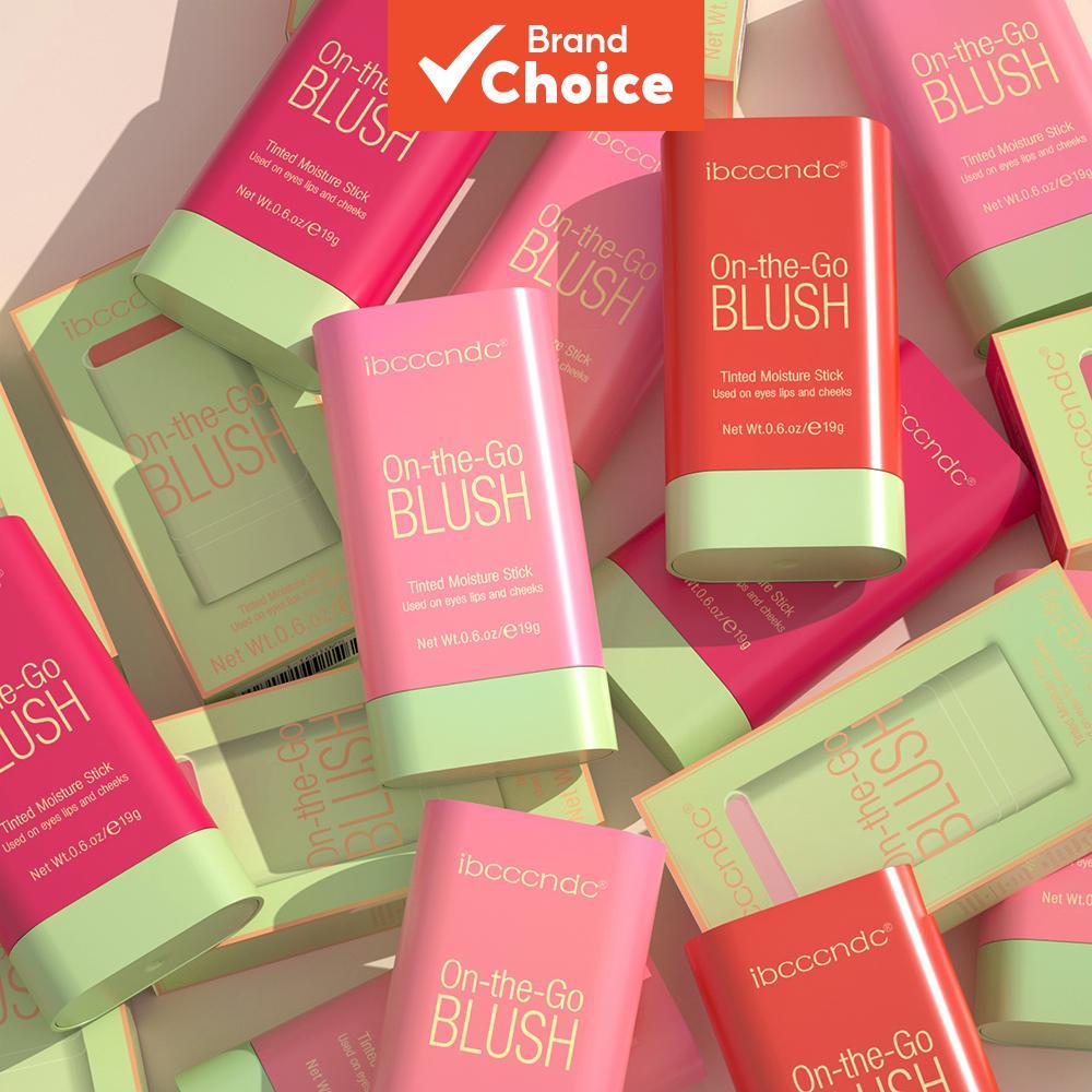Ibcccndc Bastão de Blush Multifuncional, Creme de