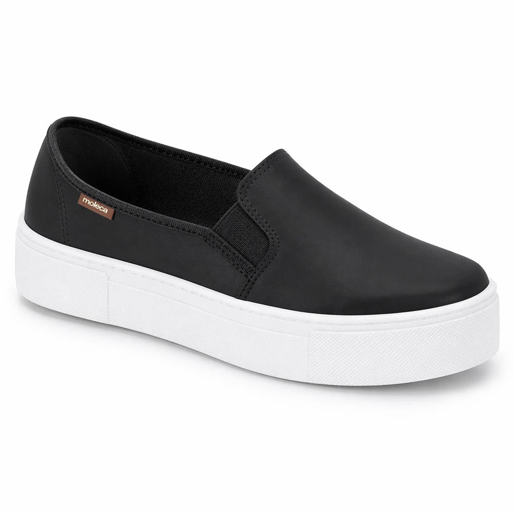 Tênis Slip On Feminino Plataforma Moleca Casual C