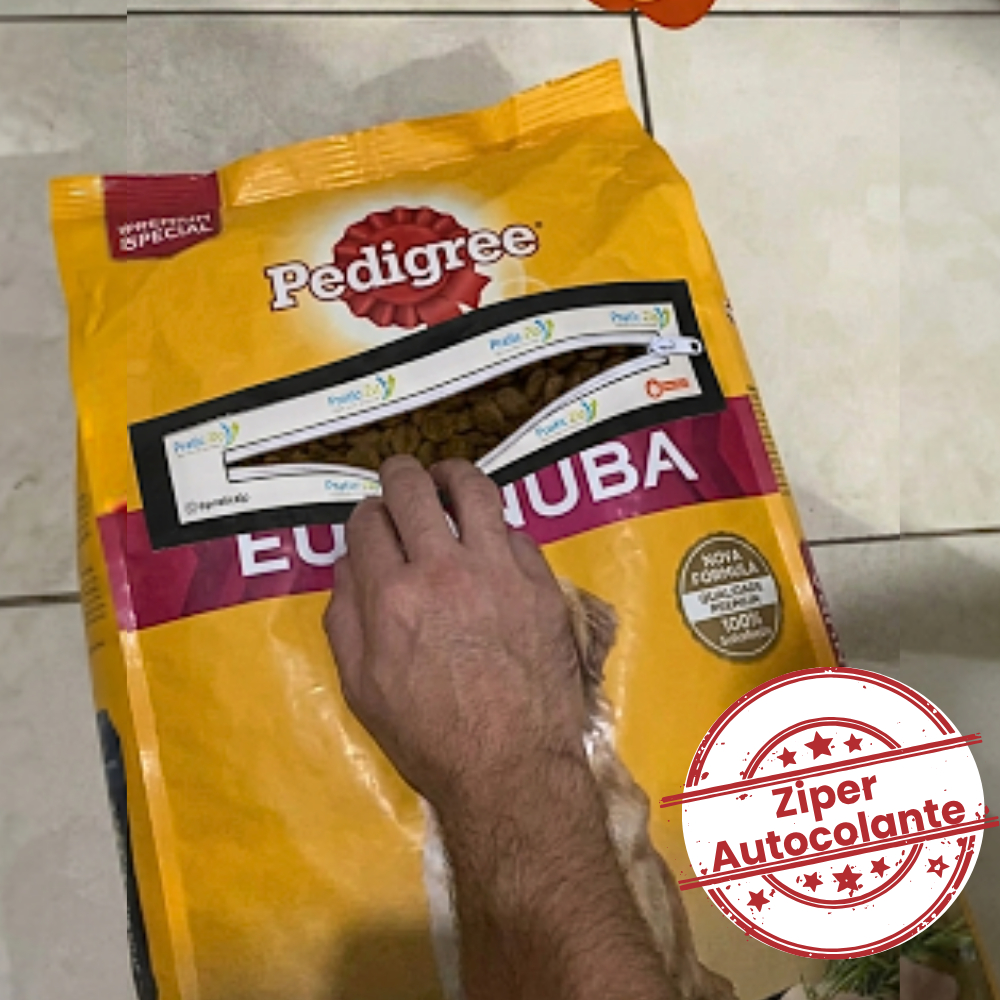Zíper Autocolante – Zíper para Saco de Ra�