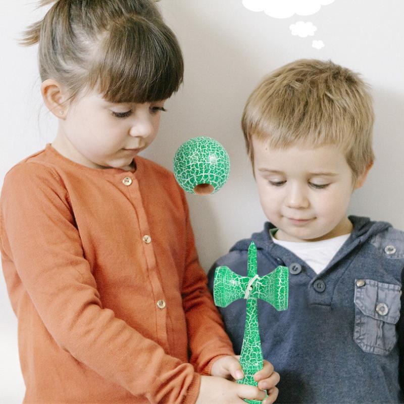 Cra Pintado Kendama Brinquedo Ao Ar Livre Bolas De