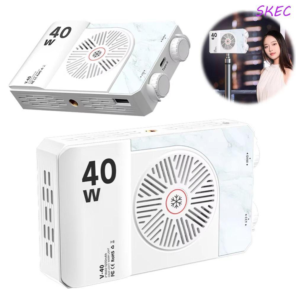 Luz De Câmera LED SKEC , Mini Lâmpada De Vídeo 