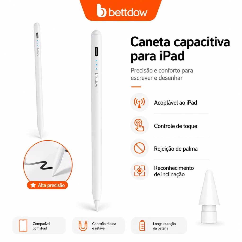 BETTDOW stylus, compatible with iPad Gen6-10, Air 
