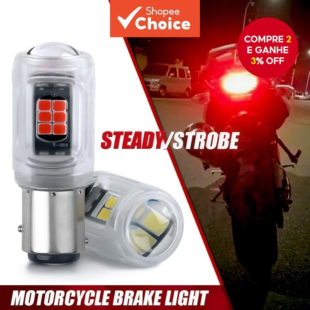 Luz Traseira LED Para Motocicleta-Lâmpada De Subs