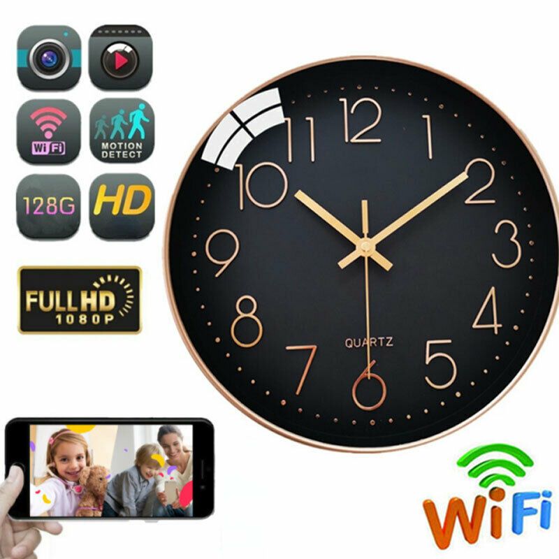 9 Tipos De Mini Câmera 1080P HD Wifi IP Relógio 