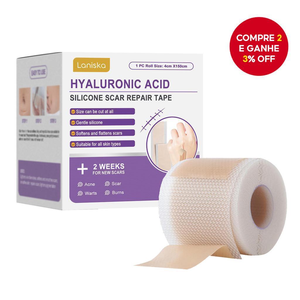Folhas de Silicone para Cicatrizes 4*150cm, Fita d
