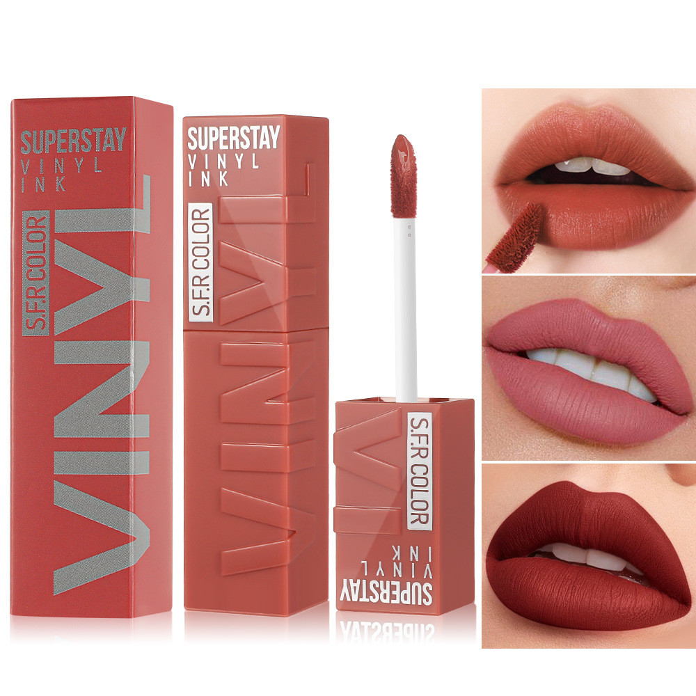 s.f.r Lip Glaze à prova dágua, não pegajoso, ac