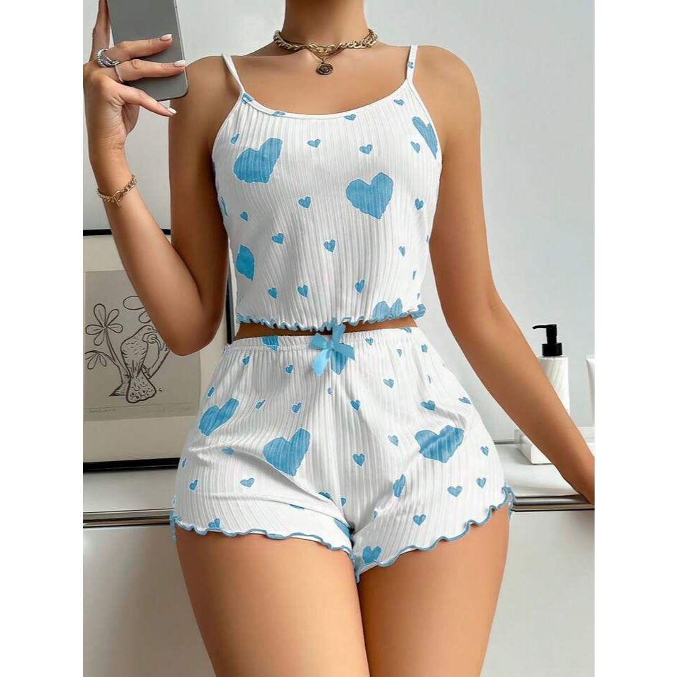 Pijama Curto Feminino Baby Doll Verão Estampado C