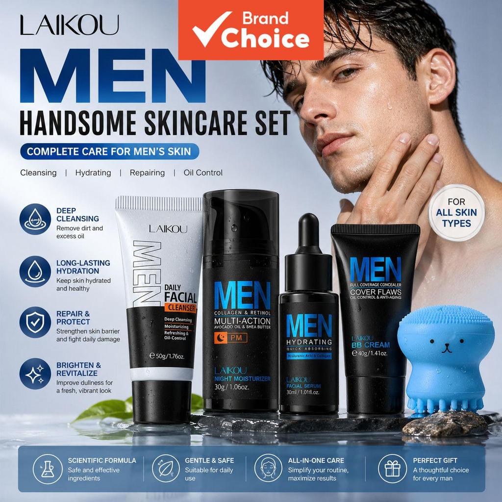 Conjunto de Cuidados Masculinos LAIKOU – Cle