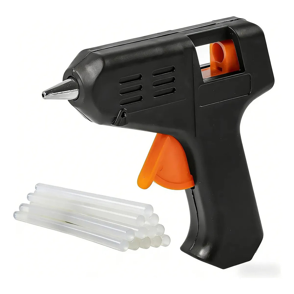 Pistola De Cola Quente Pequena Bivolt + 10 Bastõe