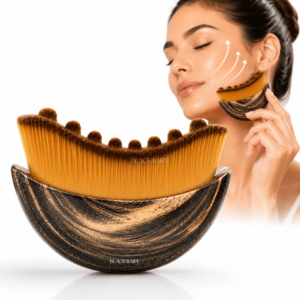 Escova Facial Drenagem Linfática Massageador Anti