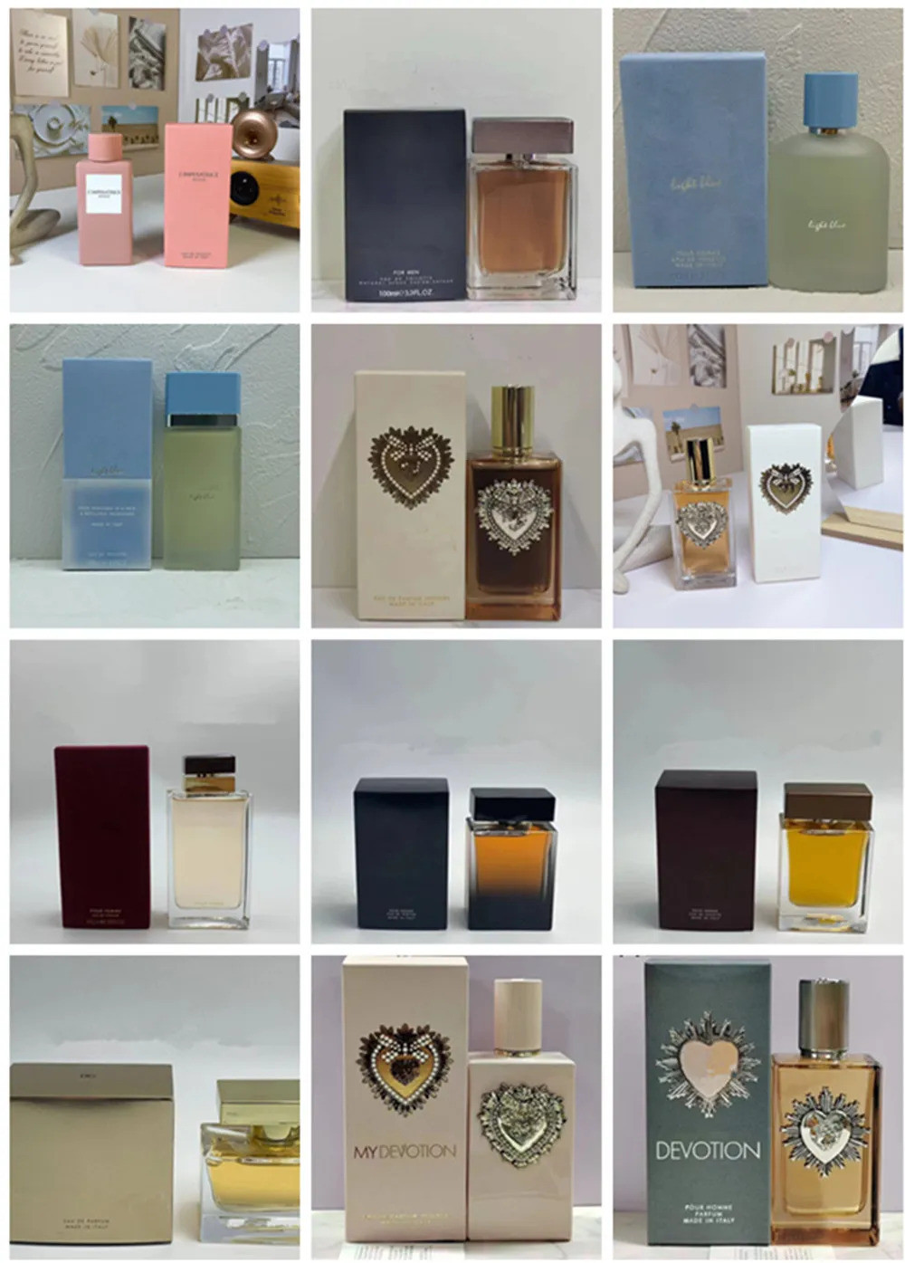 Mulheres Homem Perfumes Fragrâncias 100ml 125ml A