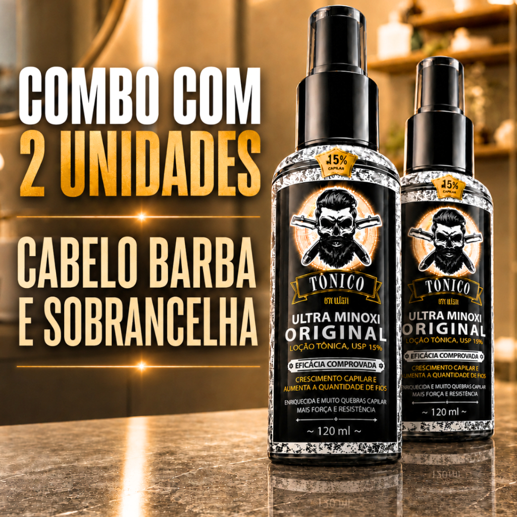 2 Tônico Crescimento Cabelo Ultra Original Capila