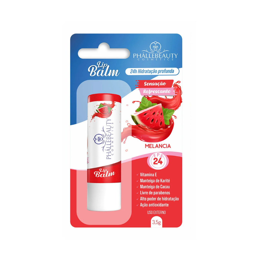 Lip Balm FPS 24  Hidratação Profunda e Completa 