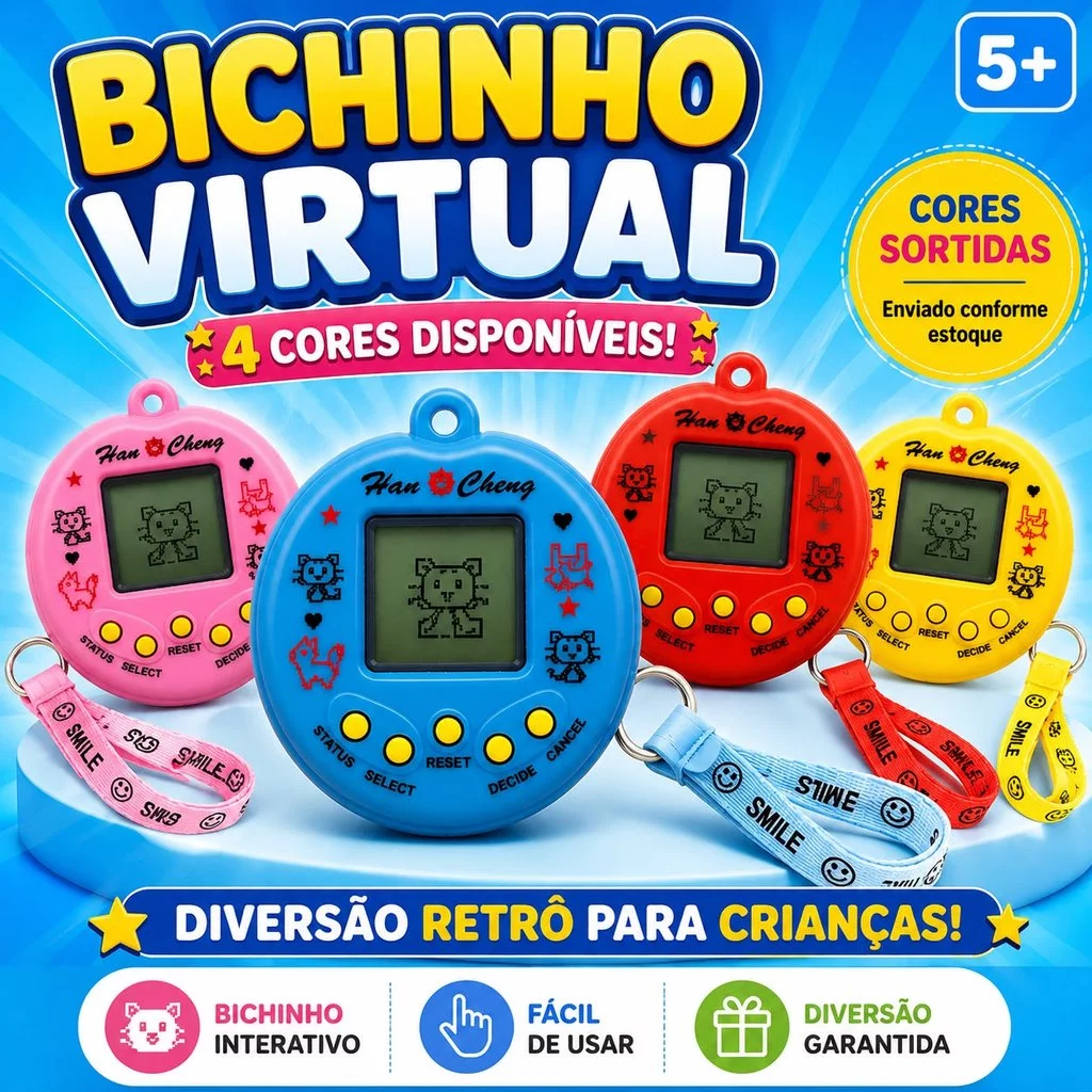 Mini Game bichinho Virtual  Machine Pet  Super Min
