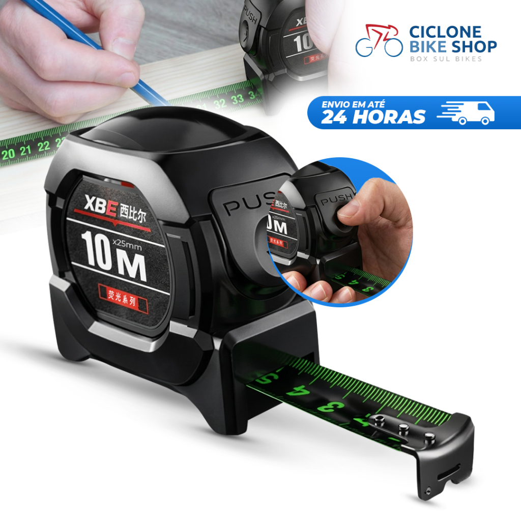Fita Métrica Aço Inoxidável Carbono De Alta Pre