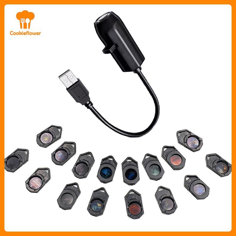 CKFR USB Teto Lua Projeção Atmosfera Luz Céu Es