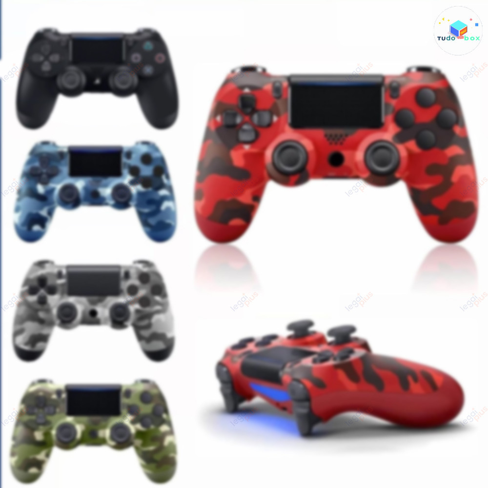 Controle de Jogo Sem Fio Modelo Camuflado para PS4