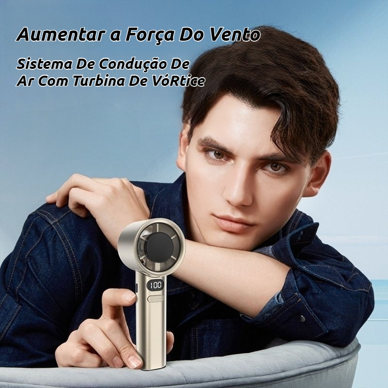 Mute Turbo Ventilador Portátil Vento Forte De 120