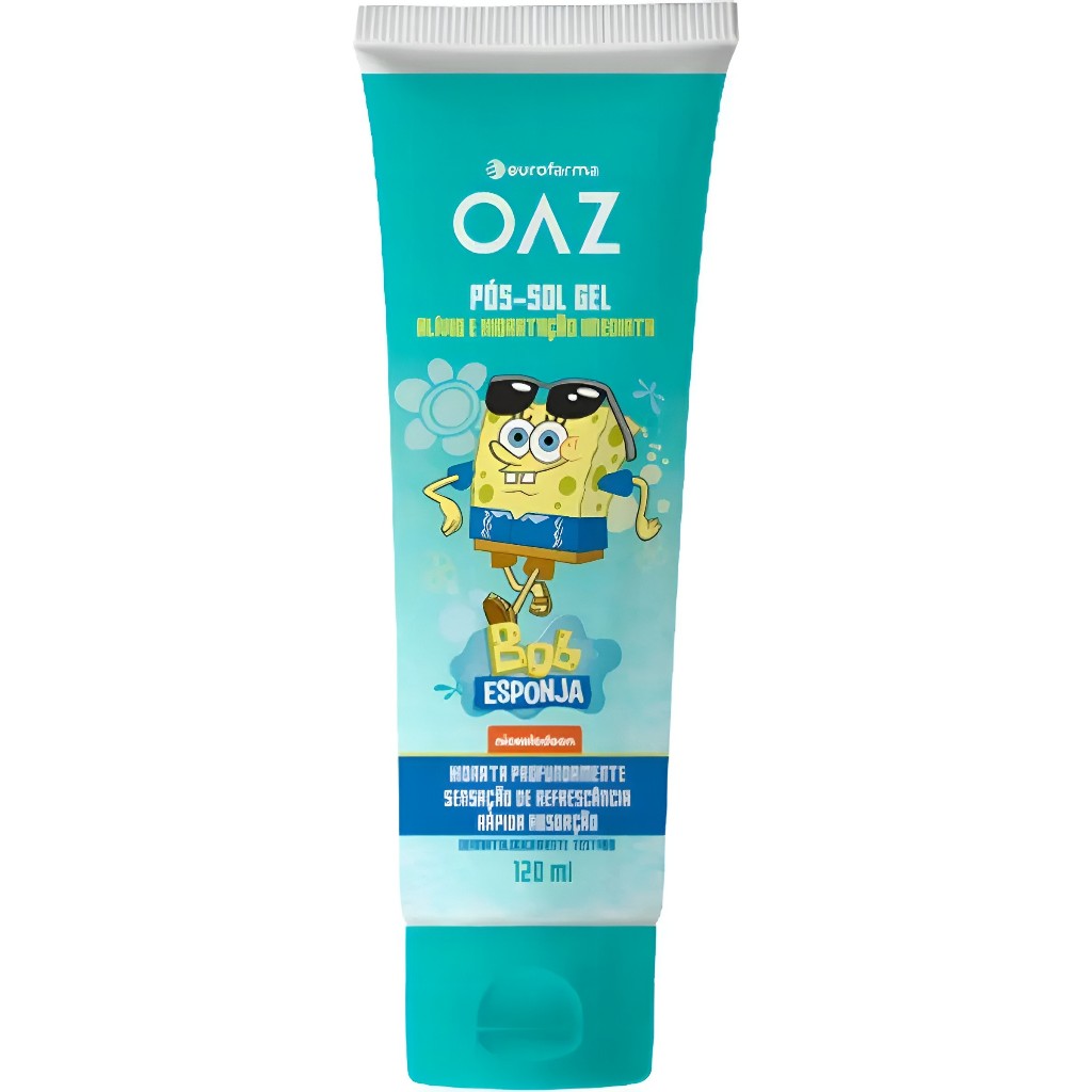 Pós-sol Infantil Gel Hidratante 120ml Oaz Bob Esp