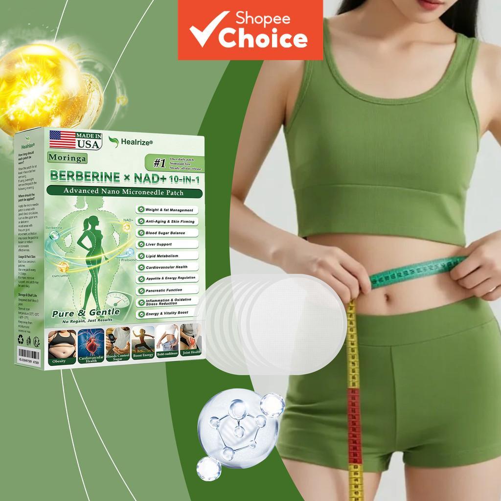 Patchs Avançados de Moringa, Berberina e NAD+ par