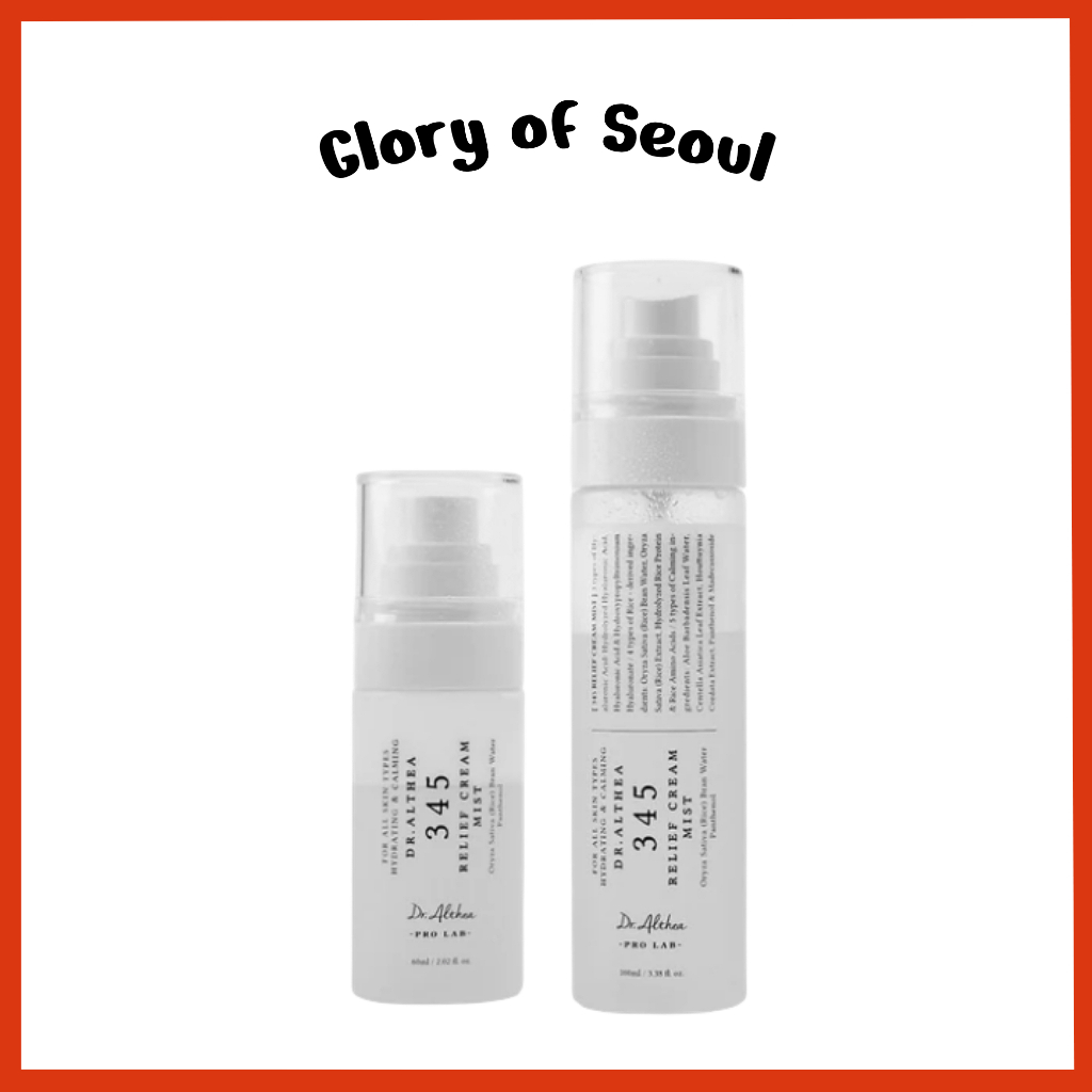 Dr.Althea 345 Relief Cream Mist 60ml, 100ml