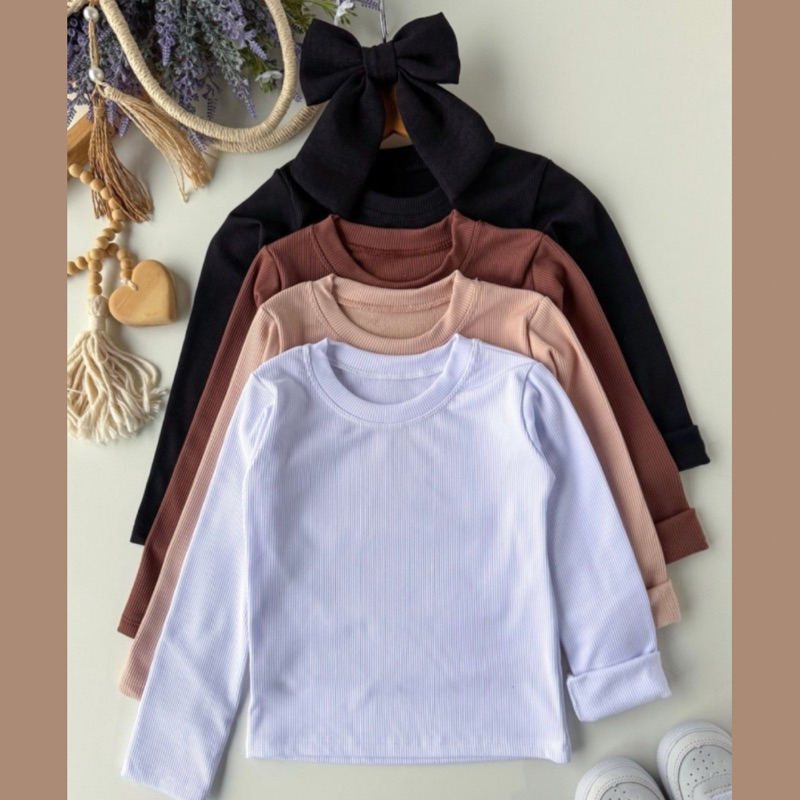 kit 3 blusa blusinha feminina manga longa térmica