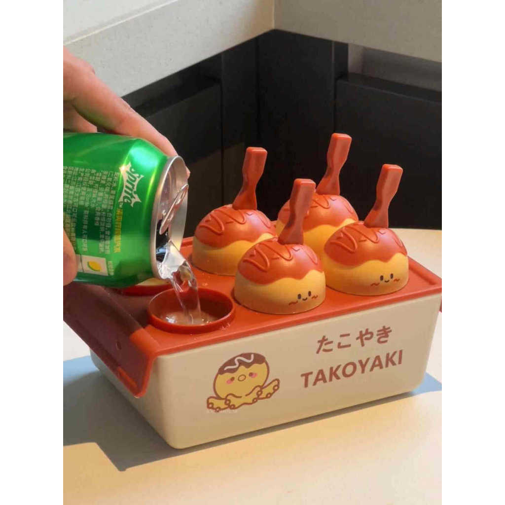 Takoyaki forma bandeja de gelo molde caixa de gelo