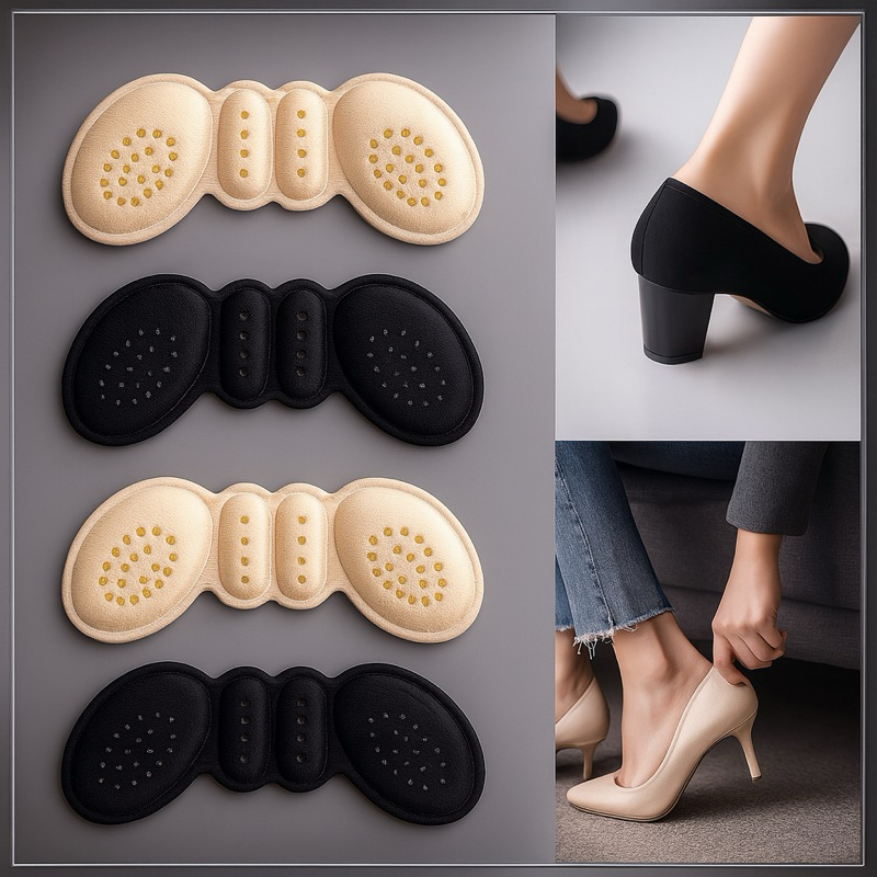Kit 1 ou 4 Pares Protetor de Calcanhar Almofadado