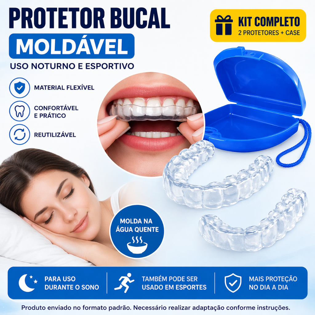 Kit 2 Moldeira Protetor Bucal Ranger Dos Dentes br