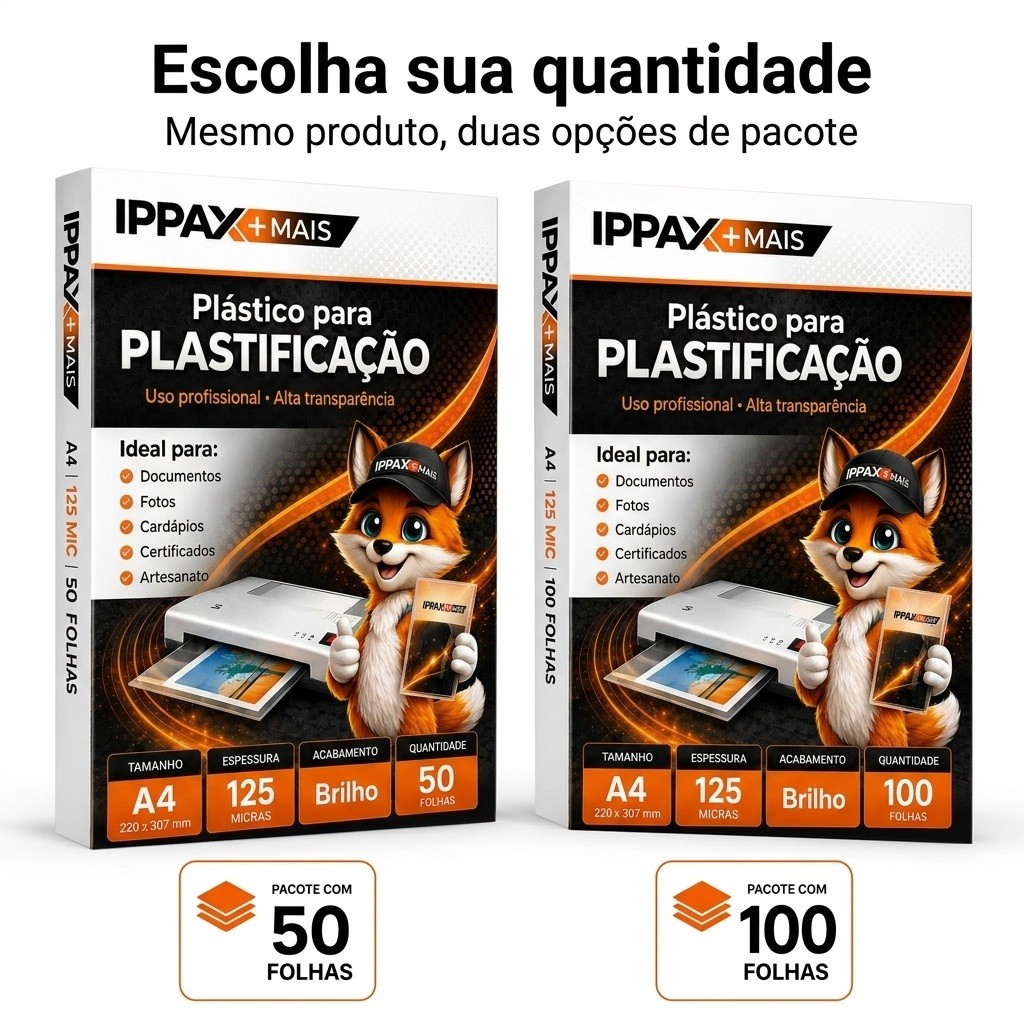 Plástico Para Plastificação Polaseal A4 0,05 Po