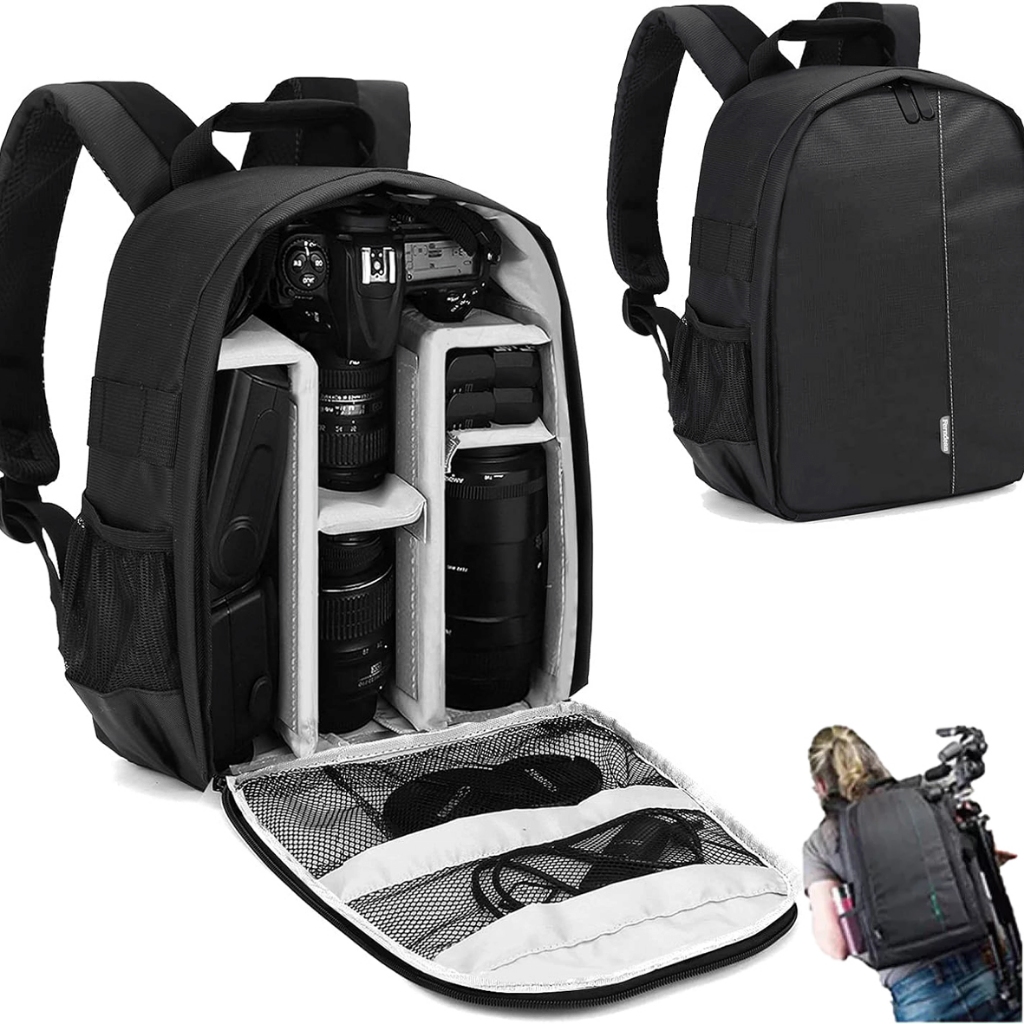 Mochila para Câmera Fotográfica DSLR/Mirrorless 