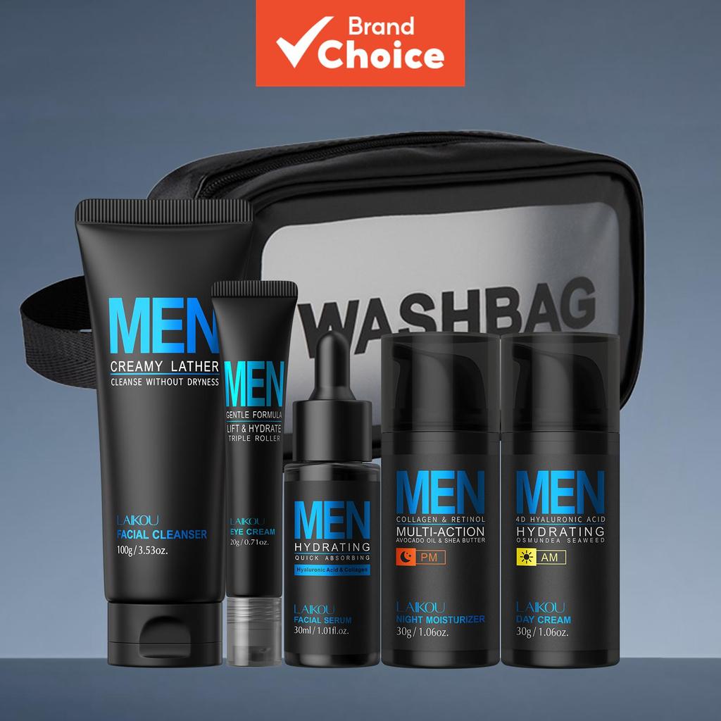 Kit 5 Em 1 Masculino LAIKOU  Lavagem Com Controle 