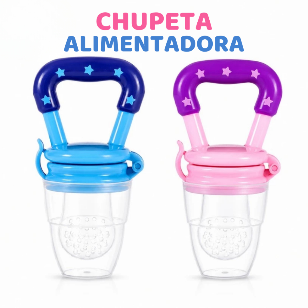 Chupeta Mordedor Alimentadora bebê Menino e Menin