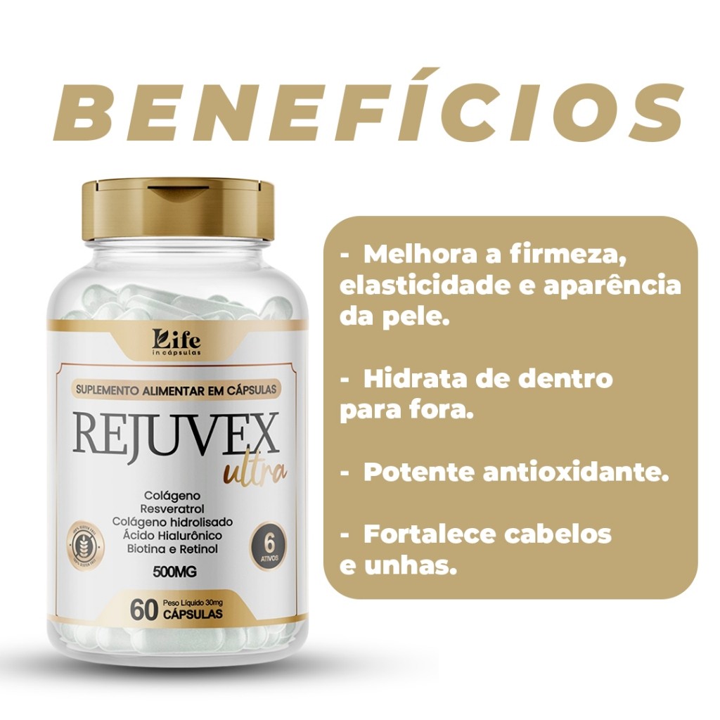 Rejuvex Ultra – 60 Capsulas por Pote –