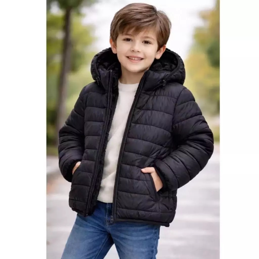 Blusa De Frio Puffer Bobojaco Infantil Criança Un