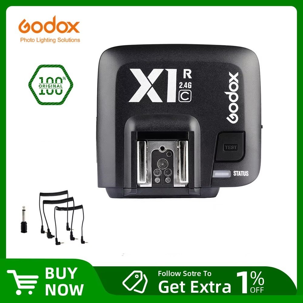 Godox X1R TTL 2.4G Sem Fio X1R-C N S Receptor Comp