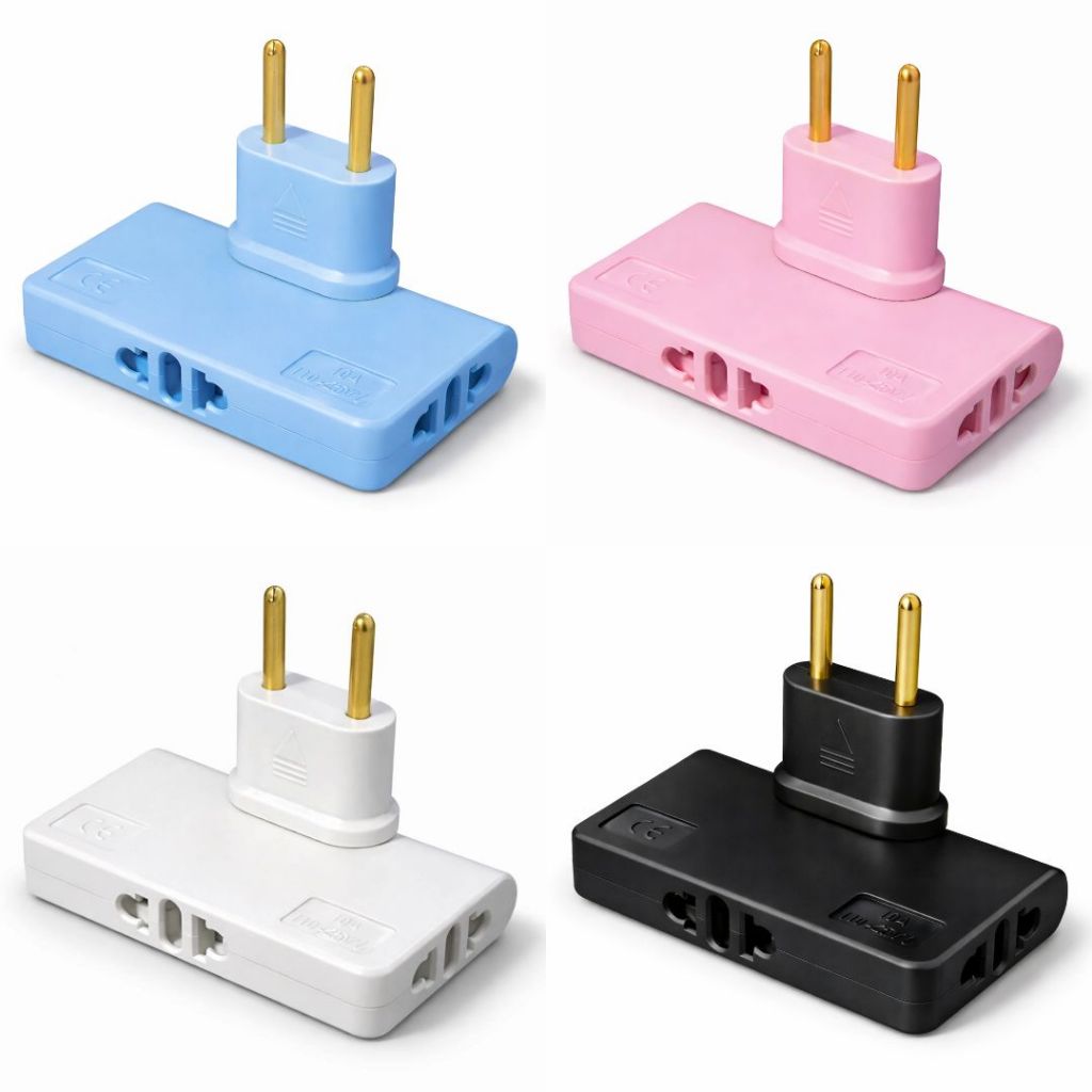Benjamim Articulado Adaptador 3 em 1 Bivolt 10A Fl