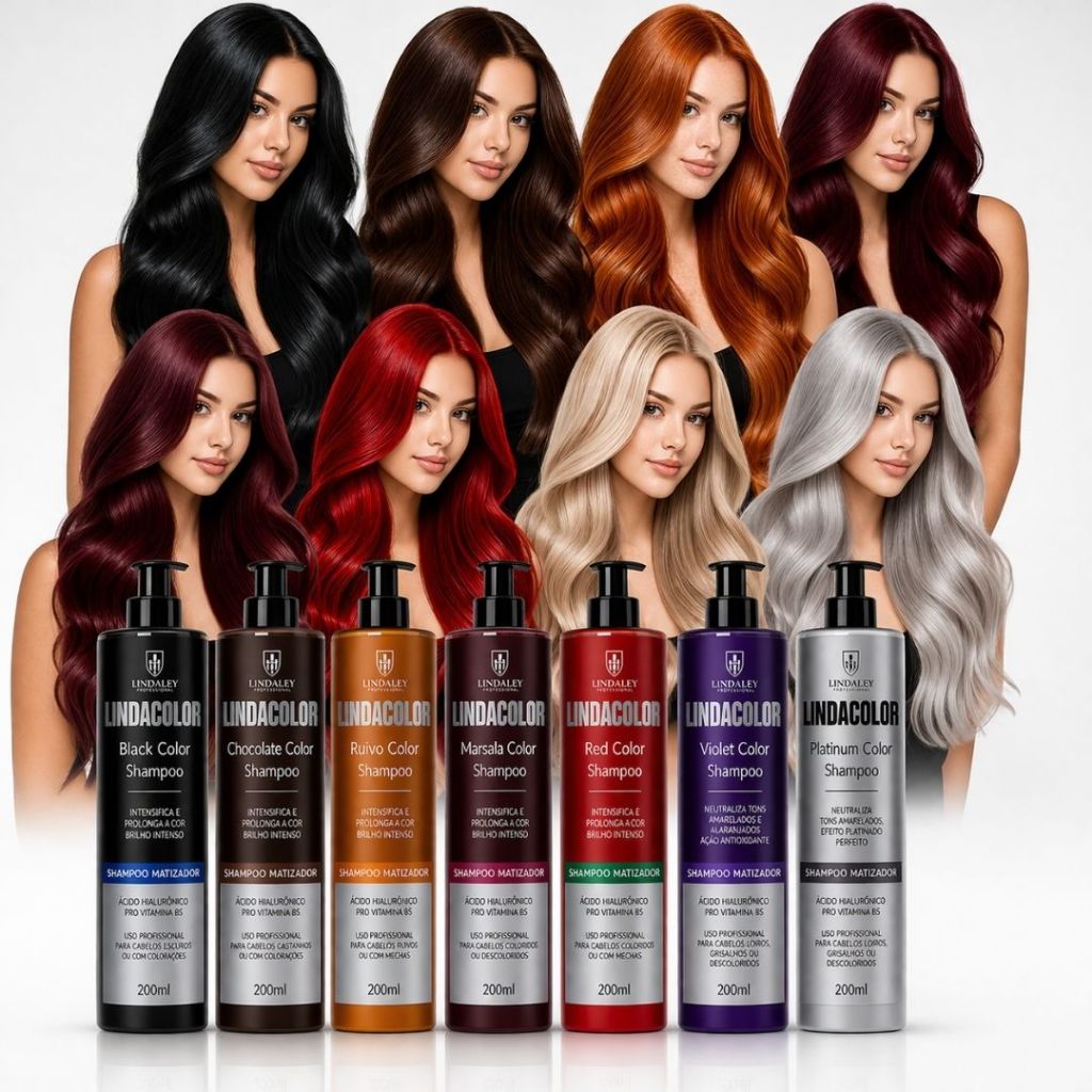 Shampoo Tonalizante Escurecedor S/ Amônia 100% Na