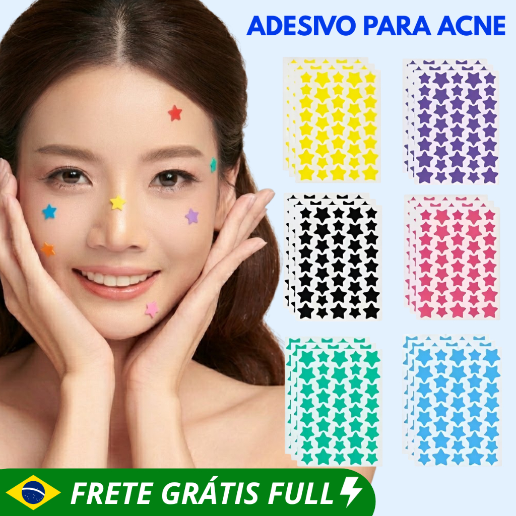 Acne Espinha Cravos Adesivos Estrela , Patch Hidro