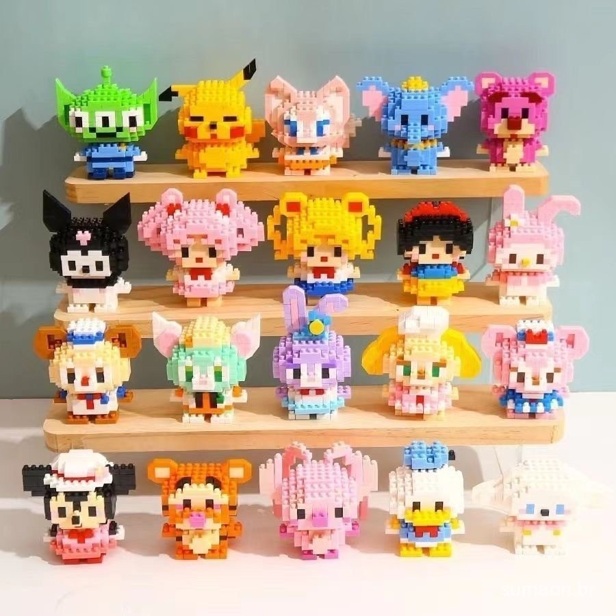 Blocos de Construção em Miniatura Personagens de