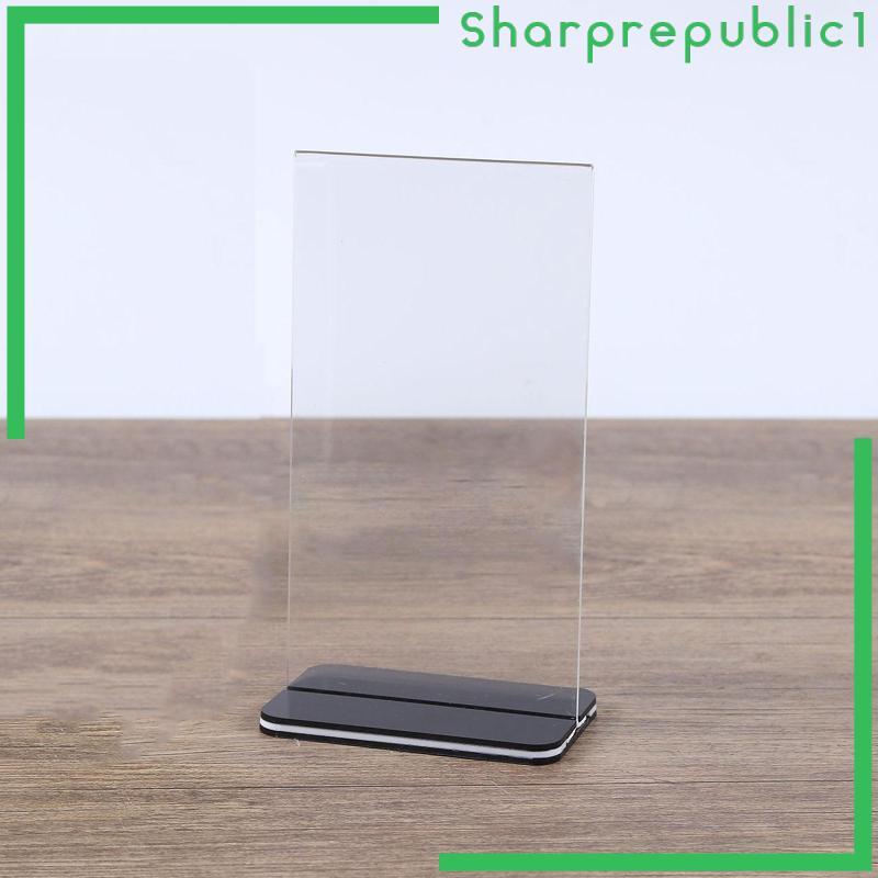 [Sharprepublic1] Suporte De Sinal Acrílico Para E