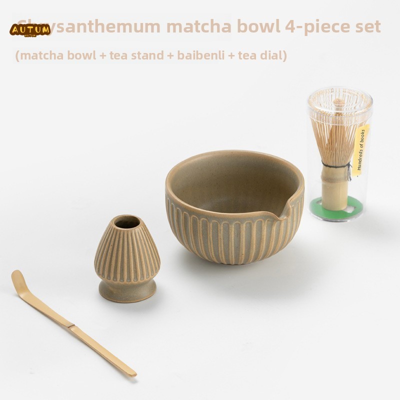 Conjunto De Ferramentas Para Fazer Matcha Vintage