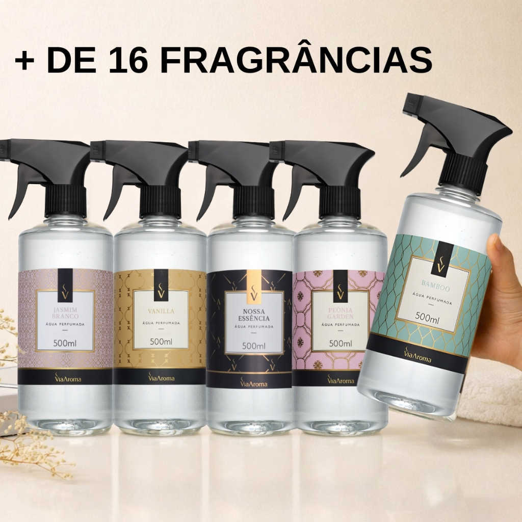 Água Perfumada Via Aroma 500ml | Perfume para Tec