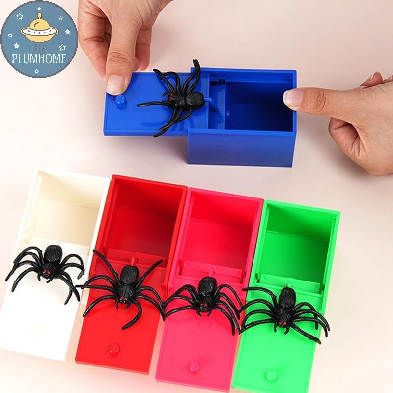PLUMHOME 1Pc Brincadeira Aranha Caixa De Susto Esc