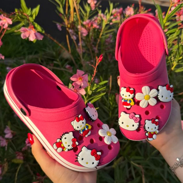Babuche Fachetado Infantil e Adulto +5 enfeites He